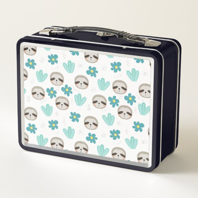 Lunch Box Motif floral de paresse douce (Dos)