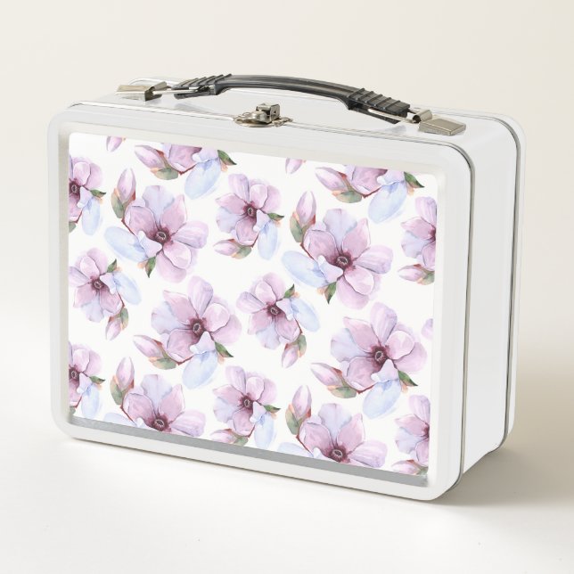 Lunch Box Motif floral romantique (Devant)