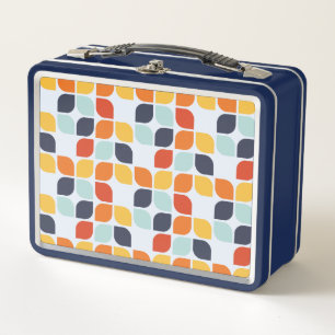 Lunch Box Motif géométrique vintage