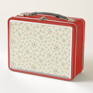 Lunch Box Motif inspiré atomique de la moitié du siècle