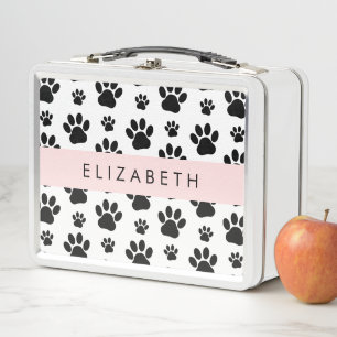 Lunch Box Motif mâle, Patrouilles de chien, Noir et Blanc, V