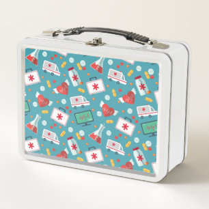 Lunch Box Motif Médicale d'icône