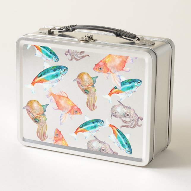 Lunch Box Motif nautique (Devant)