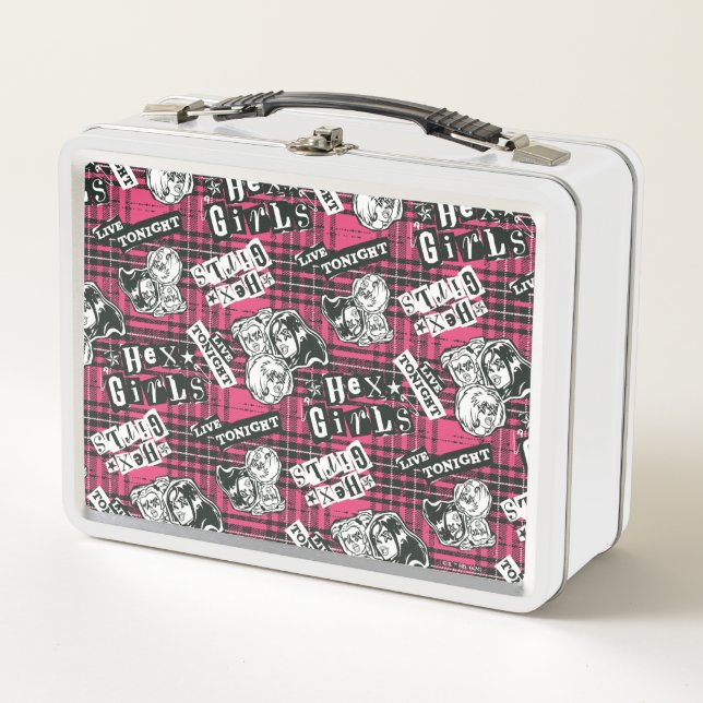 Lunch Box Motif Plaid Des Filles Hex (Devant)