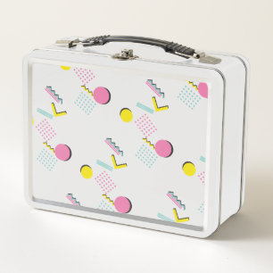 Lunch Box motif Retro Memphis 1990