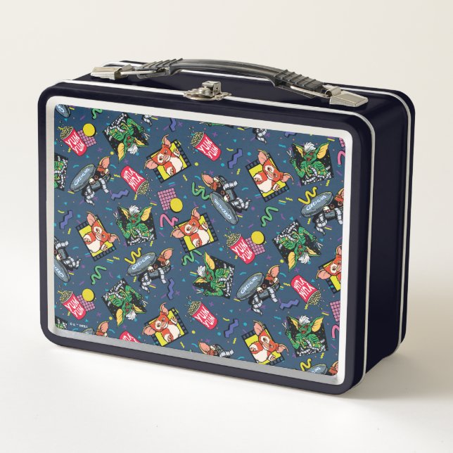 Lunch Box Motif Rétro-onde Gremlins™ 80's (Devant)