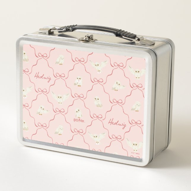 Lunch Box Motif Ruban Rose Hedwig (Devant)