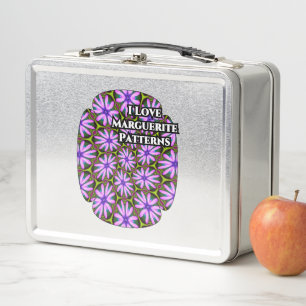 Lunch Box Motifs marguerite violet