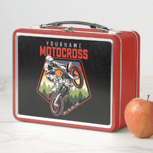 Lunch Box Motocross Racing Personnalisé Dirt Bike Trail Ride