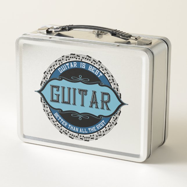 Lunch Box Musique guitare Cercle (Dos)