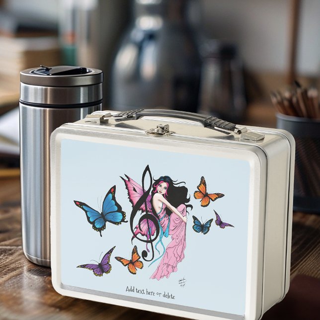 Lunch Box Musique Note Papillons Fairy (Créateur téléchargé)