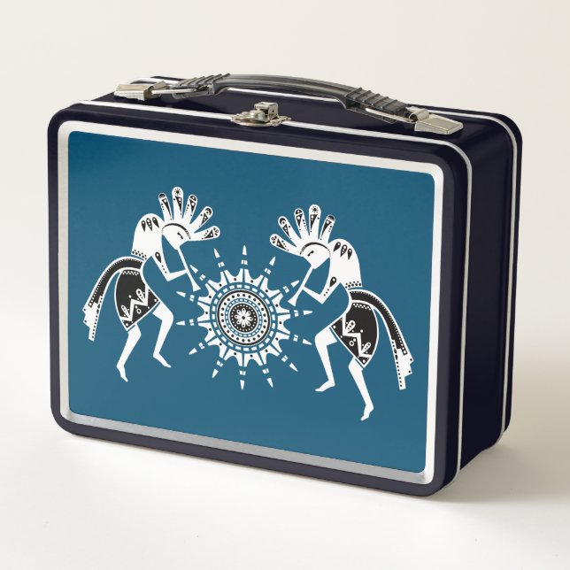 Lunch Box Native Americans Culture - Sun Dancing Kokopelli (Devant)
