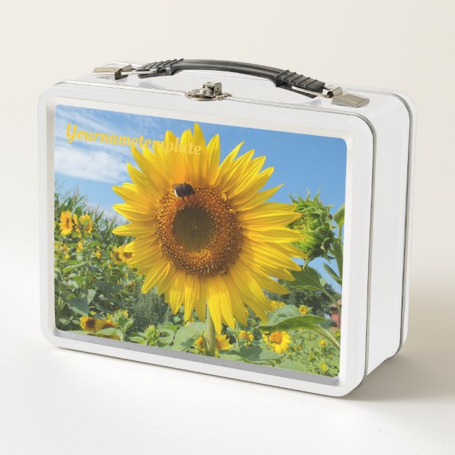 Lunch Box nature, fleur, été, tournesol, floraison, floral (Devant)