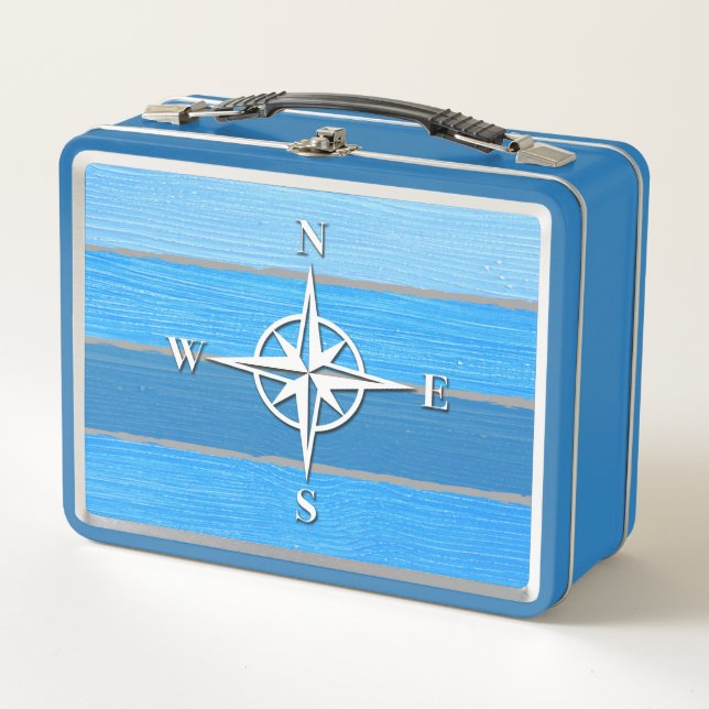 Lunch Box Nautical themed design (Devant)