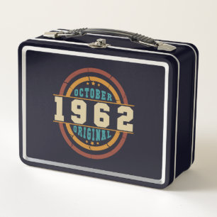 Lunch Box né en 1962 vintage 19621962 En octobre