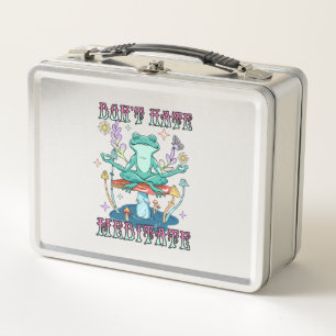 Lunch Box "Ne haïssez pas, méditez"   Grenouille pacifique e