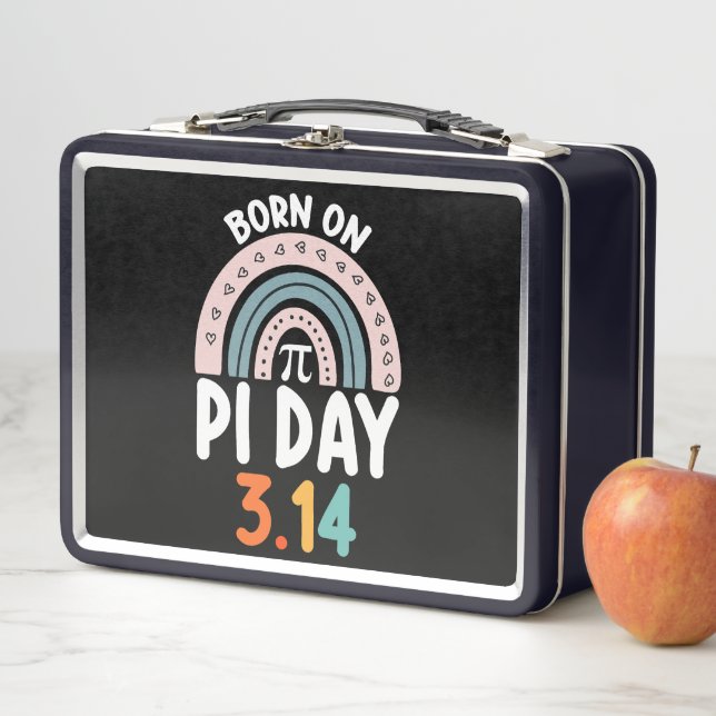 Lunch Box Né le jour de Pi Anniversaire Math Drôle (En situation)