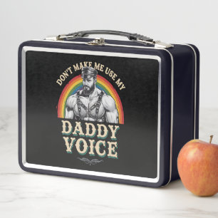 Lunch Box Ne me faites pas utiliser ma voix de papa Gay LGBT