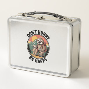 Lunch Box Ne vous pressez pas, soyez heureux Équipe officiel