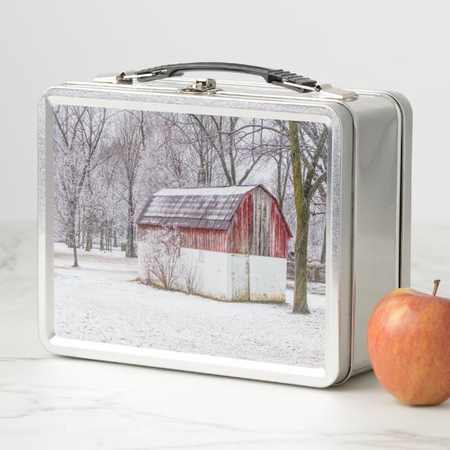 Lunch Box Neige À La Grange Rouge (En situation)