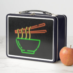 Lunch Box Neon Asian Noodle Bowl