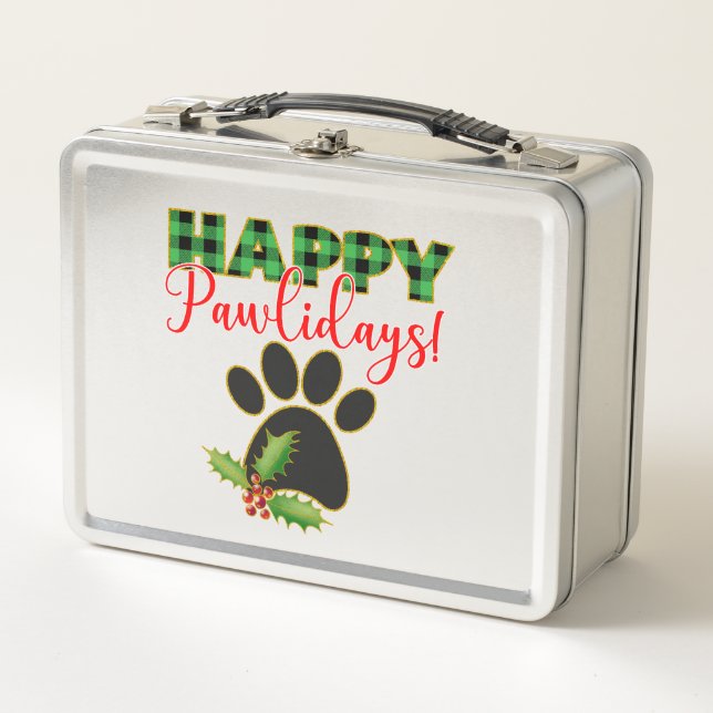 Lunch Box Noël Pawliday | Joyeux jour férié pour Amoureux de (Devant)