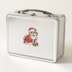 Lunch Box Noël Père Noël Shih Tzu Chien Chien Chien Shih
