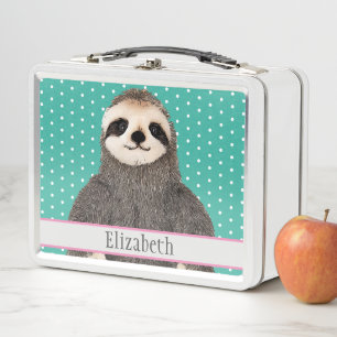 Lunch Box Nom animal mignon personnalisé