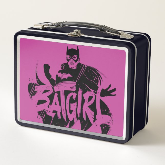 Lunch Box Nom de la brosse d'encre Batgirl (Devant)