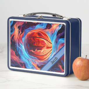 Lunch Box Nom du thème du basket-ball Cool personnalisé