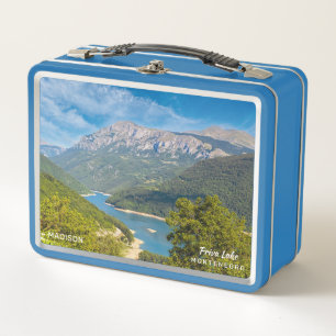 Lunch Box Nom et texte personnalisés Monténégro