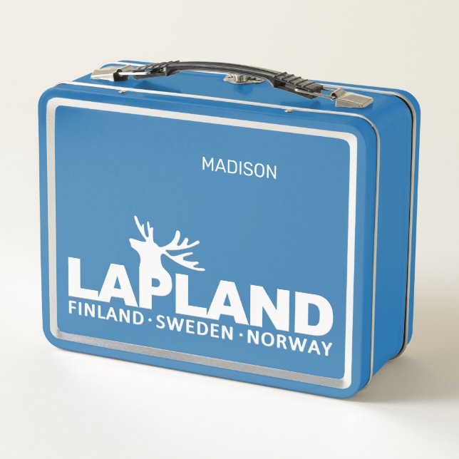 Lunch Box Nom personnalisé LAPLANDE (Dos)