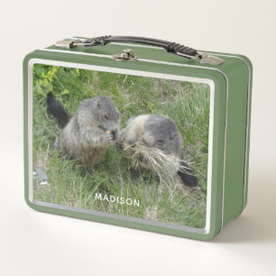 Lunch Box Nom personnalisé Marmot