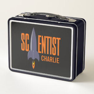 Lunch Box Nom personnalisé Scientifique de fusée
