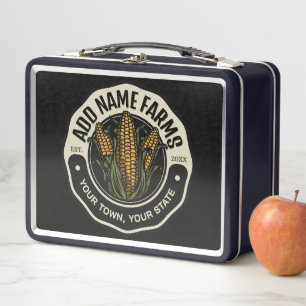Lunch Box Nom personnalisé Sweet Corn Garden Agricole