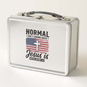 Lunch Box Normal Ne Revient Pas Jésus Révélation T-Shirt_1
