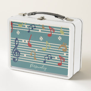 Lunch Box Notes musicales Partition Musique Personnalisée