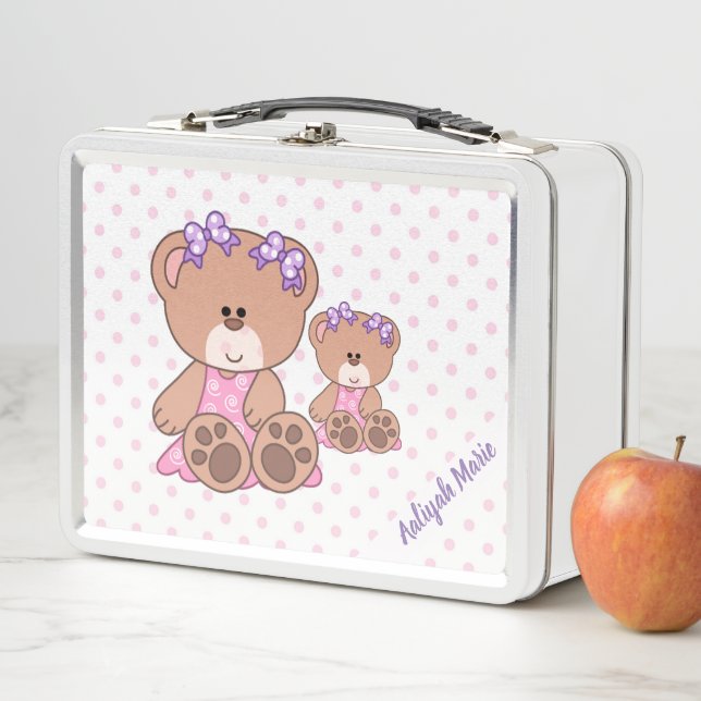 Lunch Box Nounours mamma et bébé (En situation)
