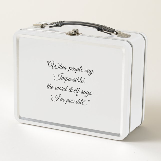 Lunch Box Nouveau (Devant)