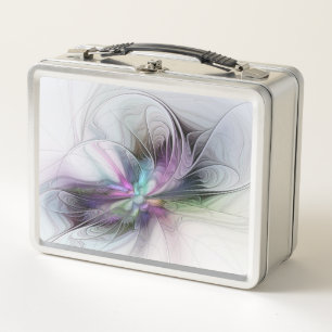 Lunch Box Nouvelle vie, Colorful Abstrait Fractal Art Imagin