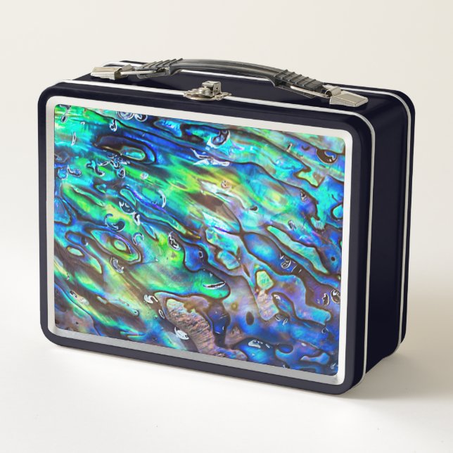Lunch Box Nouvelle-Zélande Abalone Paua Shell Motif 1 (Devant)