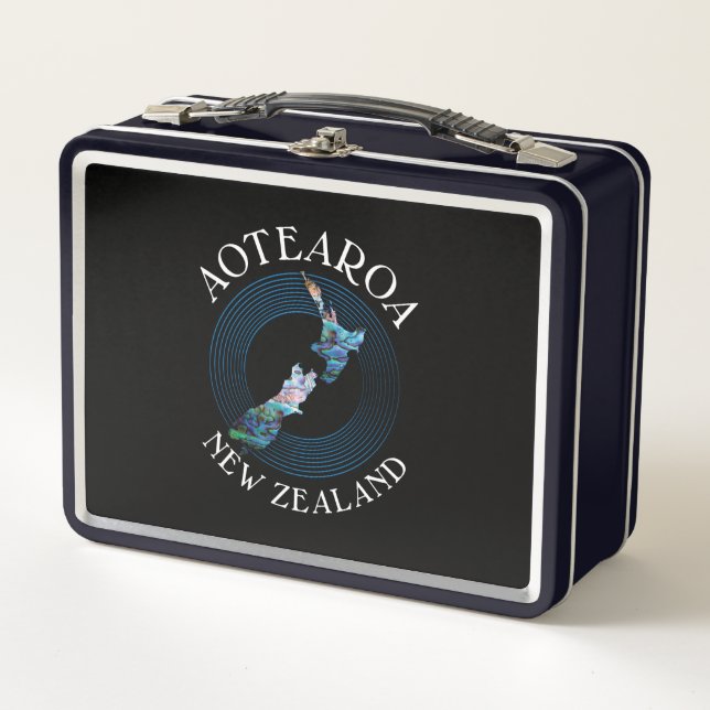 LUNCH BOX NOUVELLE-ZÉLANDE CARTE PAUA (Devant)