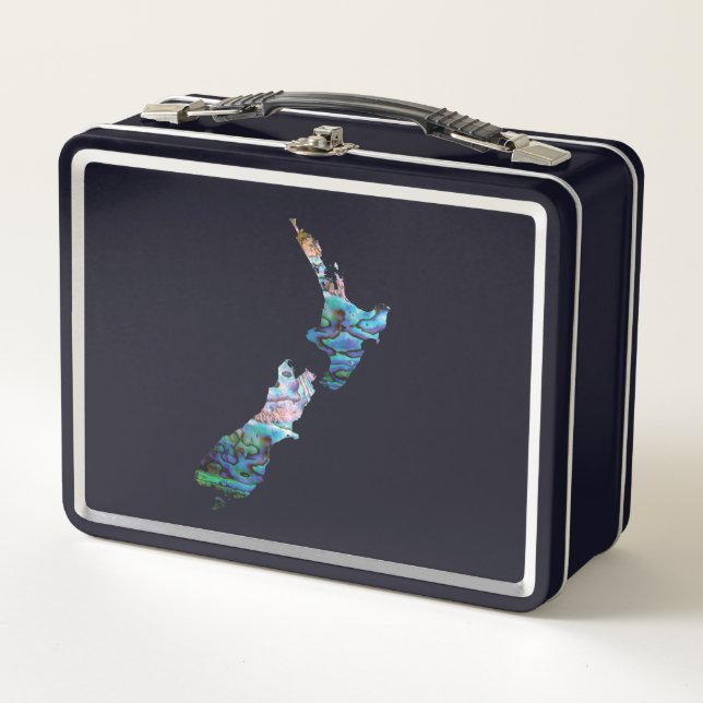 LUNCH BOX NOUVELLE-ZÉLANDE CARTE PAUA (Devant)