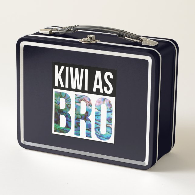 LUNCH BOX NOUVELLE-ZÉLANDE KIWI EN TANT QUE BRO PAUA (Devant)