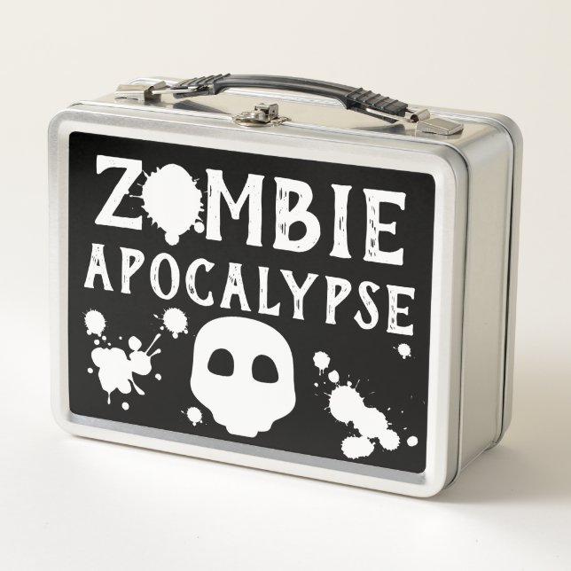 Lunch Box Nu Goth Gothique Zombie Apocalypse Kit de premiers (Devant)