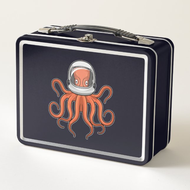 Lunch Box Octopus en astronaute (Devant)