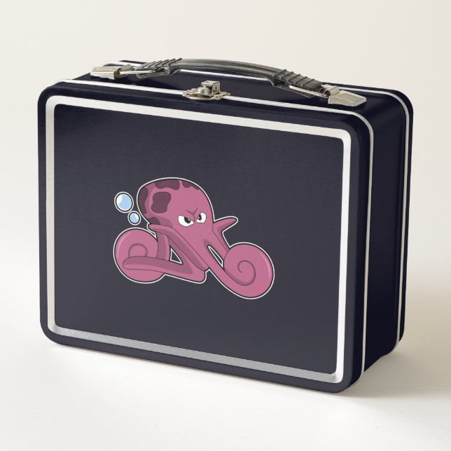 Lunch Box Octopus en moto (Devant)