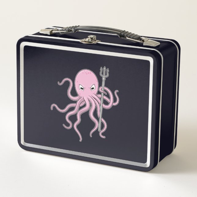 Lunch Box Octopus en tant qu'assistant avec Trident (Devant)