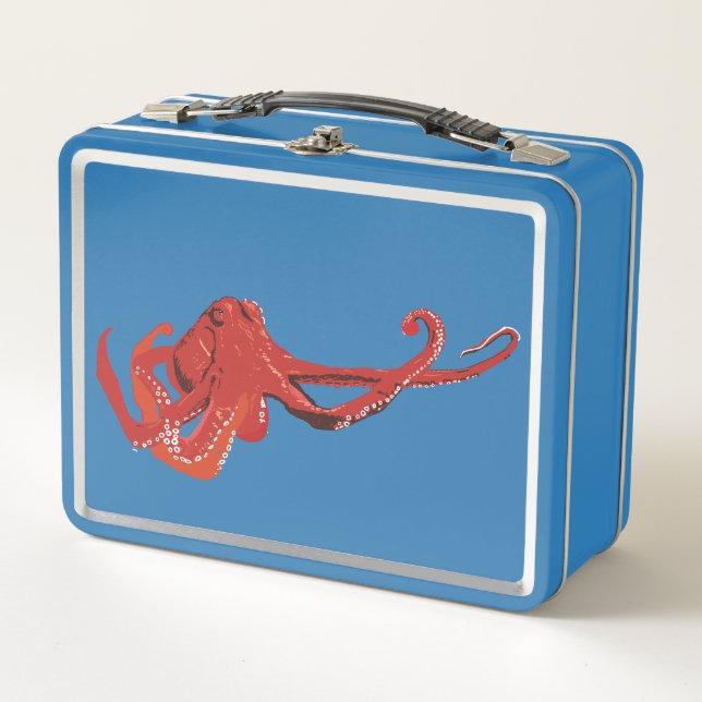 Lunch Box Octopus rouge (Devant)