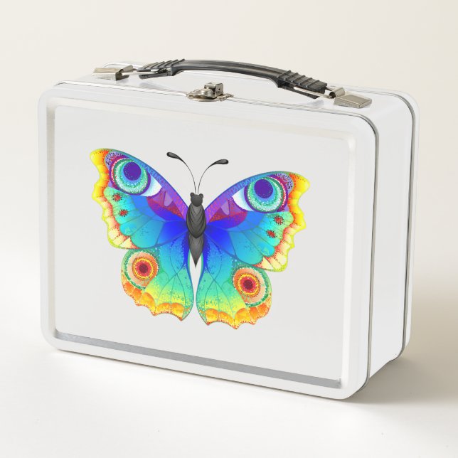 Lunch Box Oeil de paon arc-en-ciel (Devant)